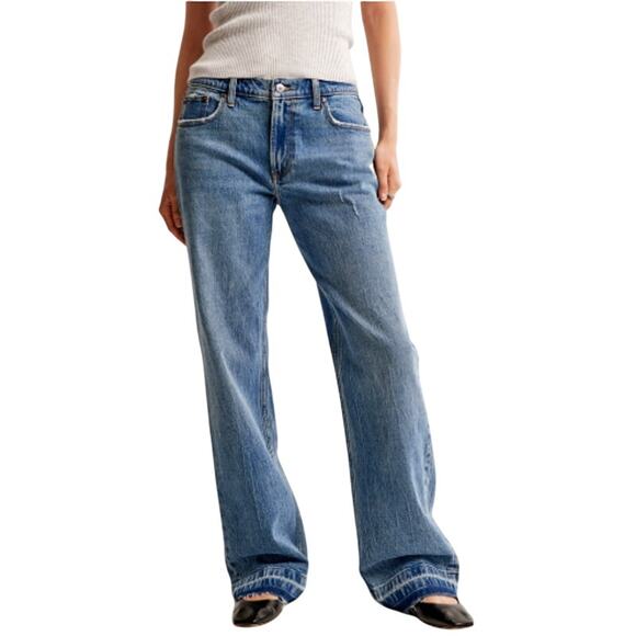Abercrombie and Fitch The 90s baggy low rise size 26/2 - Picture 1 of 6